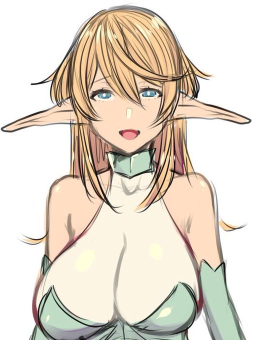 仕事のエルフキャラデザラフ。
気に入ってる( ˘ω˘ ) 