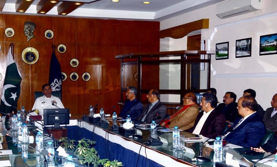 wasimakhtar1955's tweet photo. Attended a coordination #meeting regarding the Multinational #NavalExercise #AMAN-2019, presided by #CommanderKarachi, #PakistanNavy Rear Admiral Asif Khaliq HI(M) at the #COMKAR Office #Karachi https://t.co/3oyhoZkMHY