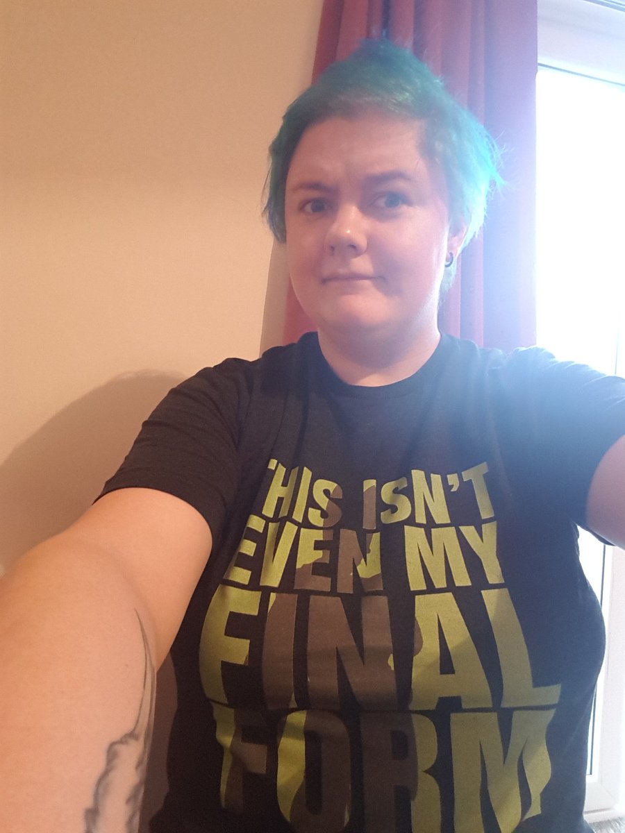CakeHanded's tweet photo. Unless the final form would be a mop-haired chunky woman? #sorryformyface https://t.co/NojTMiK3gC