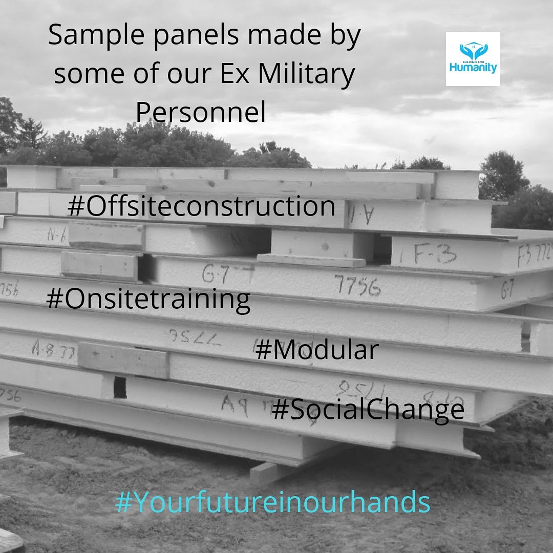 Some sample panels made by some of our Ex Military Personnel on a trial run of our training programme #Homeless #HomelessVeterans #Lowincomefamilies #Yourfutureinourhands that's our promise 🙌