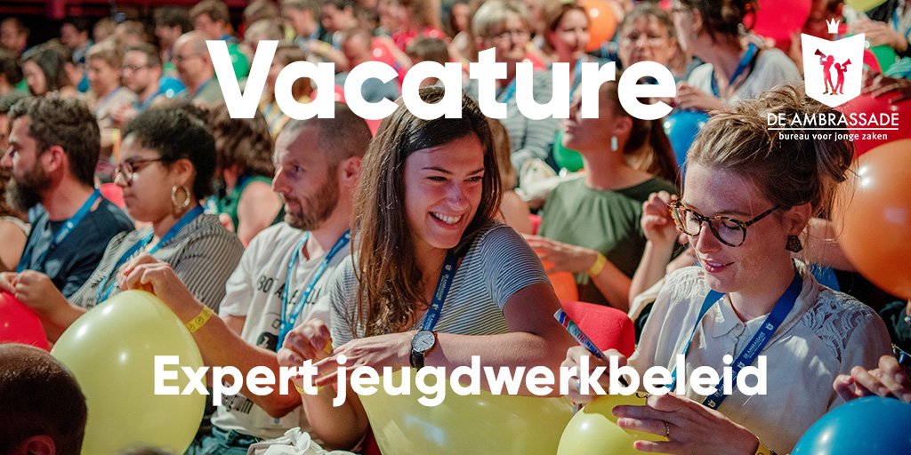 DeAmbrassade's tweet image. Kent het Vlaamse jeugdwerk voor jou geen geheimen? Heb je strategisch inzicht en wil je de visie op het decreet Vlaams jeugd- en kinderrechtenbeleid verder uitbouwen? Ben je een dossiervreter in hart en nieren?  Dan is deze vacature iets voor jou! ambrassade.be/nl/vacature