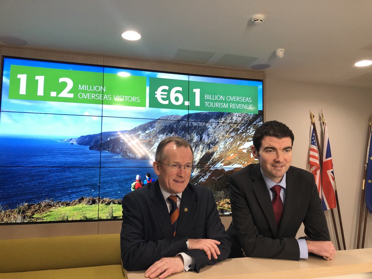 Tourism Minister <a href="/BGriffinTD/">Brendan Griffin</a> at our end-of-year review this morning #RecordYear