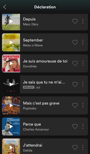 sendurconfess_2's tweet photo. " a 20k j'envoie cette playlist a mon crush " https://t.co/jB3YHyetPm