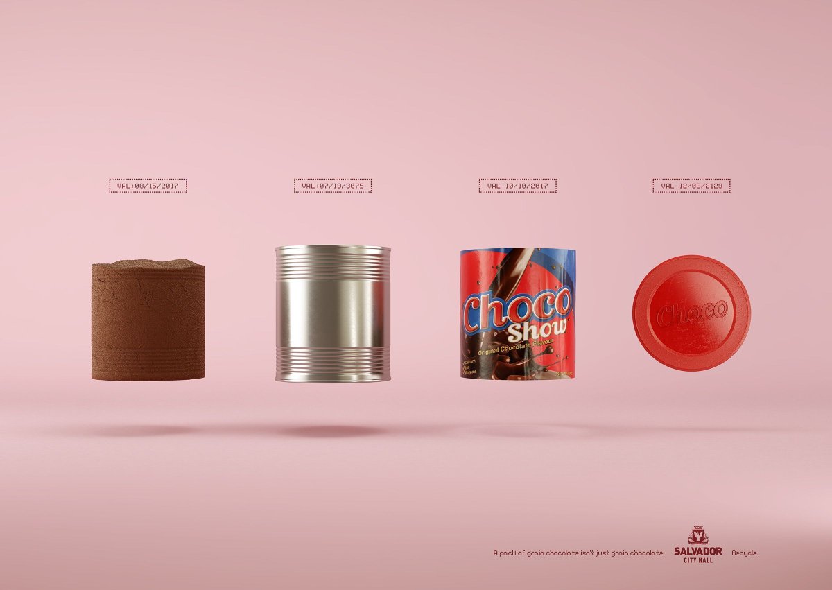 creapills's tweet photo. Ces visuels impactants dévoilent le temps de décomposition des produits du quotidien 💡

Crédits : Salvador City Hall par l'agence Propeg (Brésil) https://t.co/7kcjIVVVIS