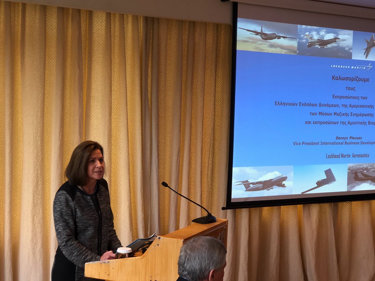 U.S. Embassy Athens (@usembassyathens) on Twitter photo #DCMByrnes addresses <a href="/HAICorp/">Hellenic Aerospace</a> <a href="/LockheedMartin/">Lockheed Martin</a> annual meeting: Let’s take advantage of positive bilateral climate, successful #StrategicDialogue for healthy discussion on policy, regulation & reforms to support strong defense industry. #DCMByrnes addresses <a href="/HAICorp/">Hellenic Aerospace</a> <a href="/LockheedMartin/">Lockheed Martin</a> annual meeting: Let’s take advantage of positive bilateral climate, successful #StrategicDialogue for healthy discussion on policy, regulation & reforms to support strong defense industry.