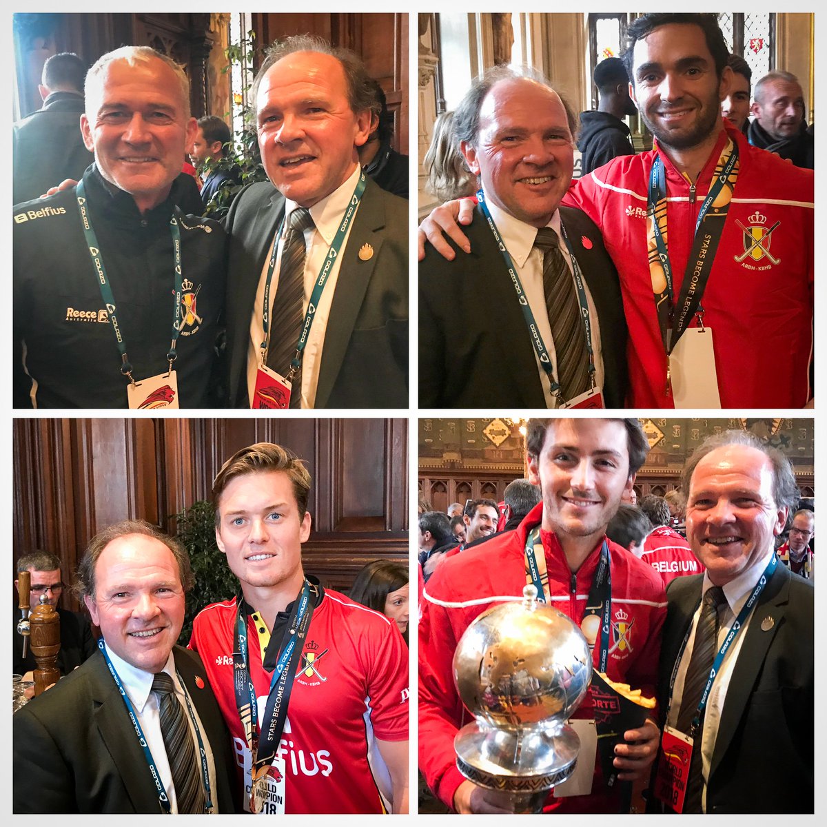 philippemuyters's tweet photo. Meer dan verdiende huldiging van de @BELRedLions ! Proficiat aan iedereen die aan dit succes heeft meegewerkt. De toekomst van @hockeybe en @hockeyvl oogt mooi! 🏑🏆🙌 https://t.co/CkY9yYsi77