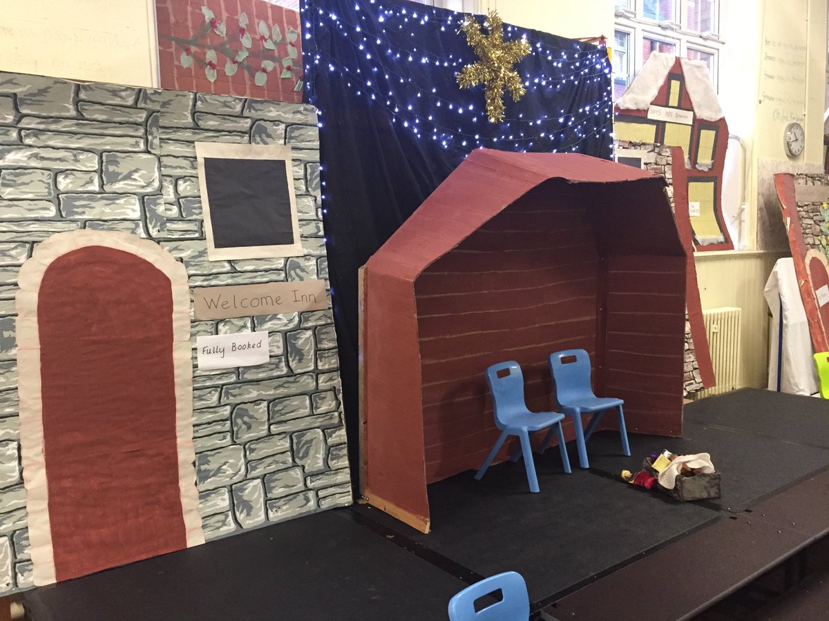 The ‘Inn-spectors’ did a wonderful job at St Monica’s today. The stable was fit for King Jesus. Bendigedig! Well done children and teachers.