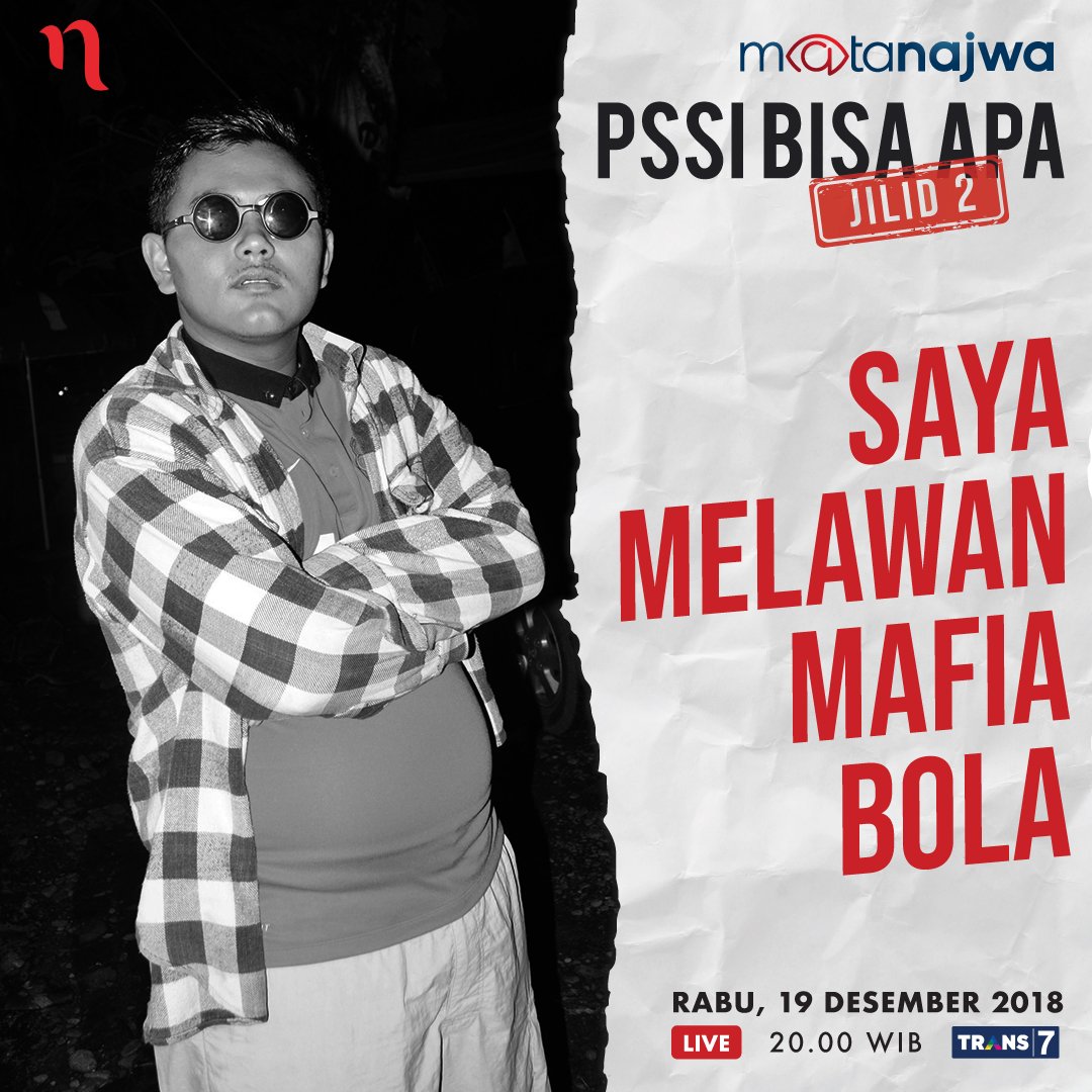 bagjagum's tweet photo. “Selama masih ada cinta, akan ada kebencian juga. Selama sistem ini tak di ubah kebencian lambat laun akan membangkitkan penderitaan yang baru!” 
#MataNajwaPSSIBisaApa2 https://t.co/6PxMCs3vWY