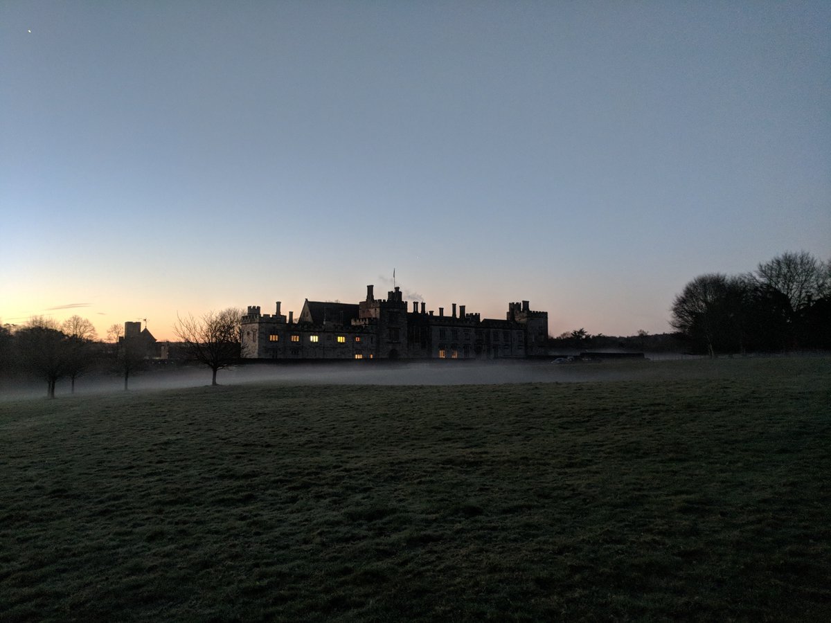 Another beautiful morning at Penshurst Place, Kent.