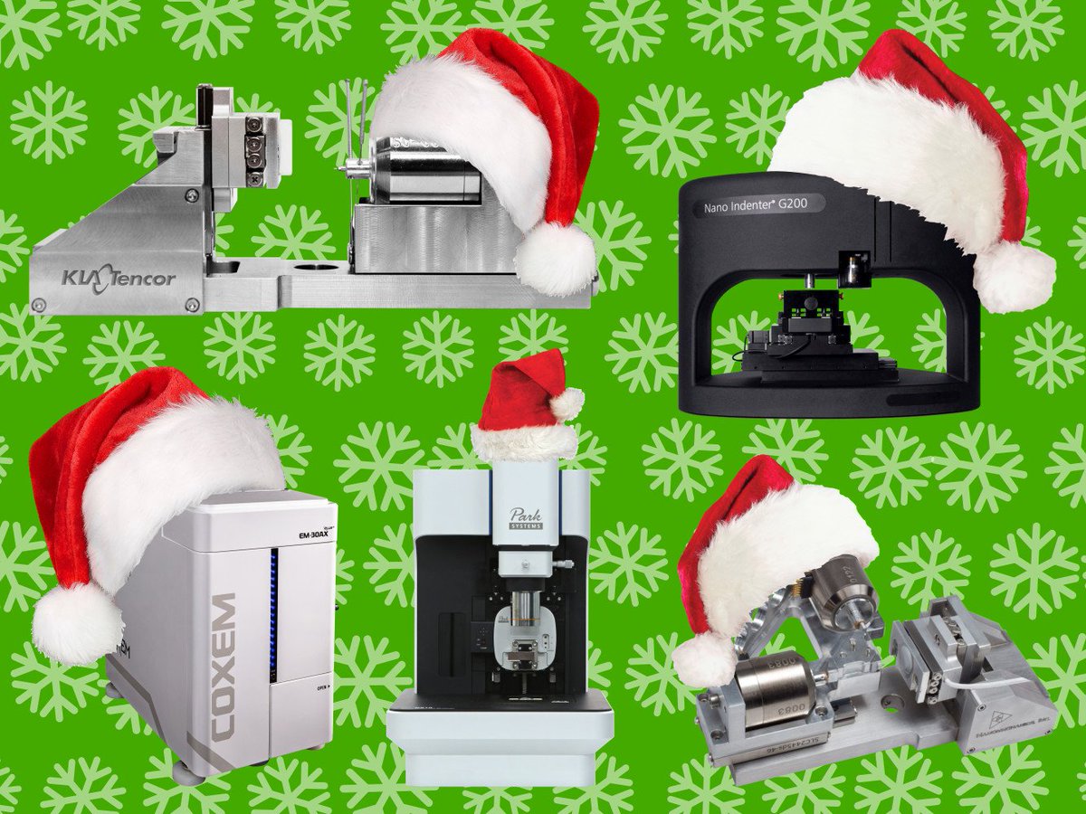 CNTech1's tweet photo. Merry Christmas &amp; Happy New Year from the CN Tech team. 2018 has been an exciting year for CN tech, as we have introduced new nanoindenters from @KLATencor_Info, AFMs from @Park_Systems and SEMs from #COXEM. Visit our site for more. #microscopy #afm #sem https://t.co/mxMaVzcaQo https://t.co/aTobA44aR4