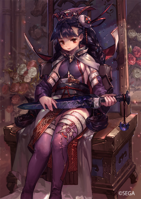 SEGA様 #三国志大戦 から先日リリースされた、甄氏です!
諸々あり…このお方を描かせていただいたのは実は三年ほど前でして…
もともとTCG用に描かせてもらっていたのですが…お…落としてしまって…
何と数年越しに、ご厚意でアケ版の方に登場させていただきました…!
もう感謝しかありません…! 