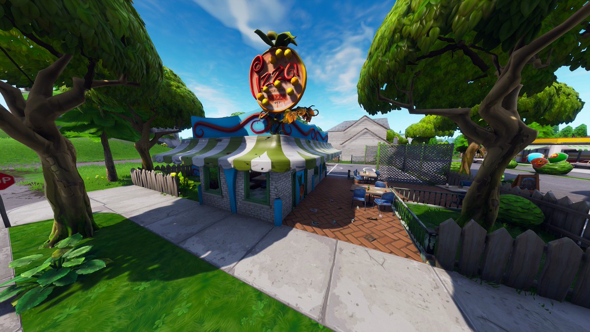 ultimatefortnitenews leaks - fortnite pizza place