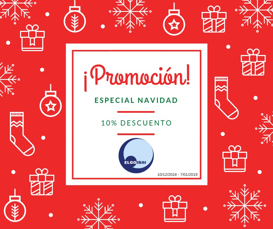 ¡Promocion especial de Navidad! Que no falte Elgoibai en vuestras mesas en estas fechas! 
¡Feliz Navidad!
¡Feliz año nuevo!