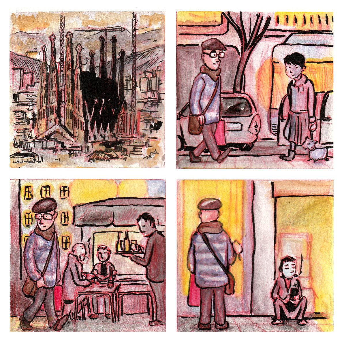 davidjack's tweet photo. El dissabte vaig començar el projecte "La Vida Real" un còmic diari sobre Barcelona que compartirè per twitter, instagram i el meu web durant 365 dies... una carta d'amor a la ciutat. #barcelona #comic #cultura #comiccatala @beteve @rac1 @jordibaste @MariusCarol https://t.co/J5iIMZBoUj