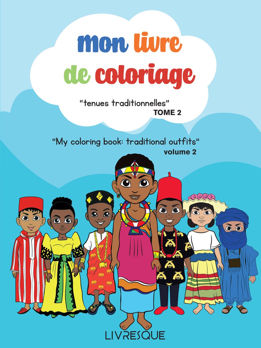 dibyking's tweet photo. Volume 2 of the coloring book with the traditional outfits of 10 African countries and their flag
 
Idée originale : @Yehnidjidji #illustrations :@dibyking
 #illustration #livre #culture #art #coloringbook  #creativity #Africa #kids #panafrican https://t.co/sgZ2ul05ki