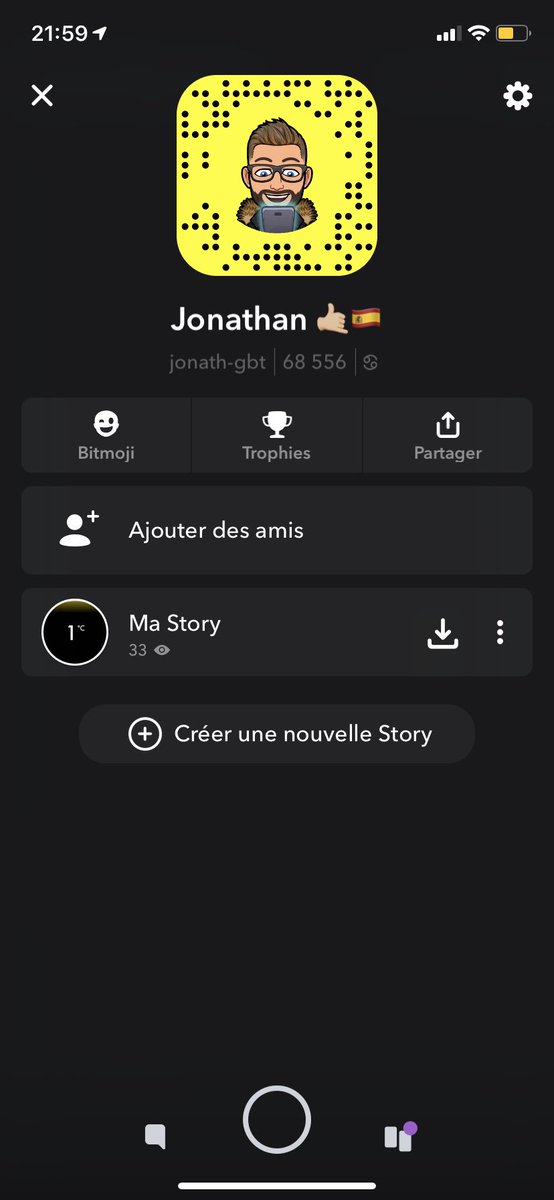 JonathanGbt's tweet photo. @TheSnapCodes @SnapFrance https://t.co/gau9kh6W1Z