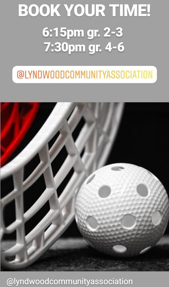 LyndwoodCA's tweet photo. FREE Floorball Clinic is tomorrow. Last chance to book your child's spot at Lyndwoodca@gmail.com.
Brought to you by The LCA, City of Mississauga and 519 Floorball.
#LCAfun #LCAsport https://t.co/VOtHdhnJE7