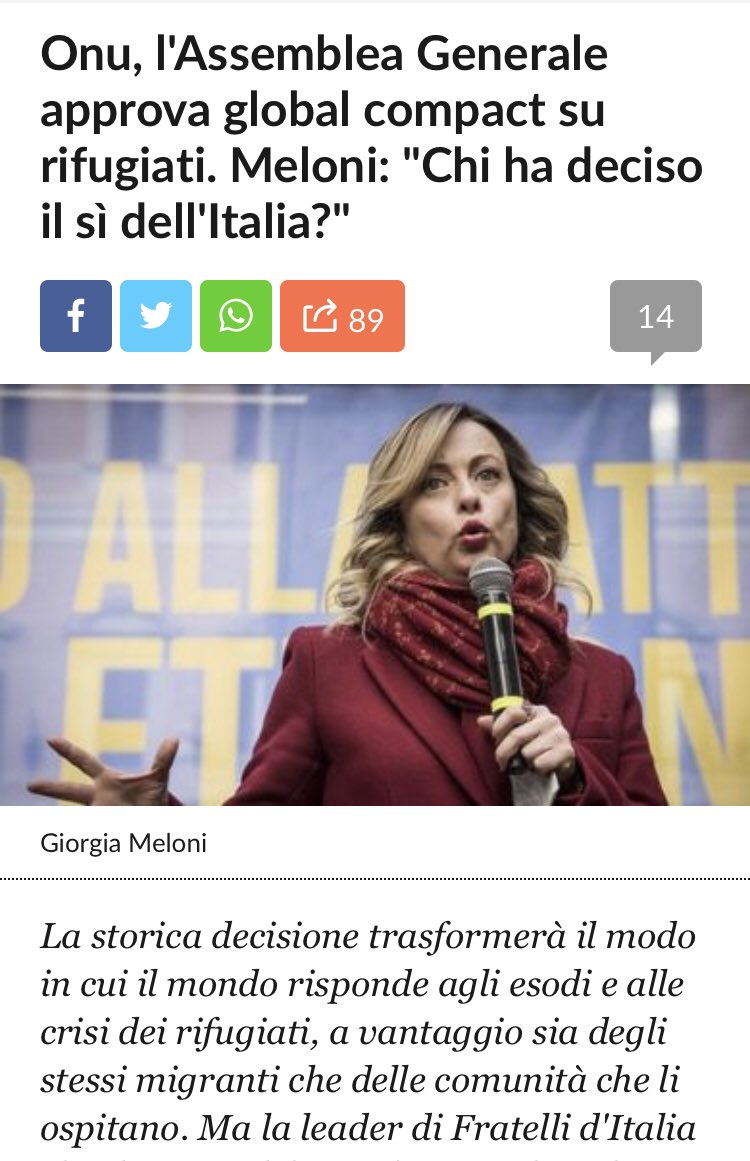 antonio_bordin's tweet image. Siamo in tanti a chiederlo: chi ha deciso il Si dell’Italia alla porcata del #GlobalCompact ?

Qualche Fichetto? 

#GlobalCompactForMigration