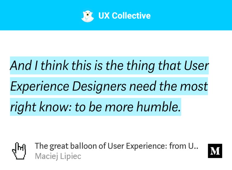 JdsFerry's tweet photo. "The great balloon of User Experience: from UX to Product Design" - @macieklipiec https://t.co/RuI3GWkgsI https://t.co/kuX3RobSOZ