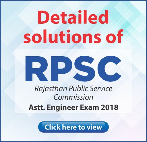 MADEEASY_Delhi's tweet photo. Detailed Solution of Rajasthan Public Service Commission for the post of Assistant Engineer Exam 2018.
To avail the Solution please visit: https://t.co/o7jzJj56xv
#RPSC2018 #AE #MADEEASY https://t.co/XowsQCd0HG