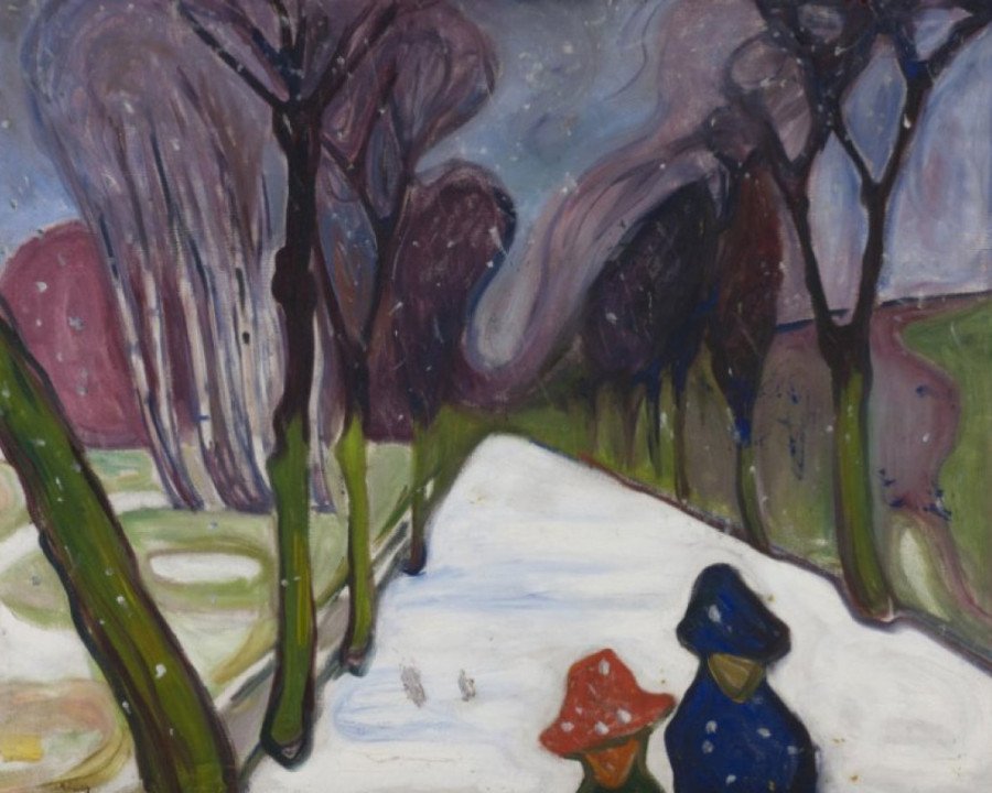 artonscreen's tweet photo. #WinterCalendar #3daystogo
One of our first EOS films was about this artist, and with his Birthday having just passed we thought we’d better share this excellent piece. Edvard Munch’s “New Snow in the Avenue”, is a winter scene with a difference. https://t.co/fTfKB9ewmV
