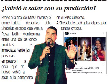 MetroLibrePTY's tweet photo. #LaEsquinita de 18 de diciembre de 2018. #VidaML Más en la edición impresa y en https://t.co/Owb0BTNfxf https://t.co/kadhhaXfJU
