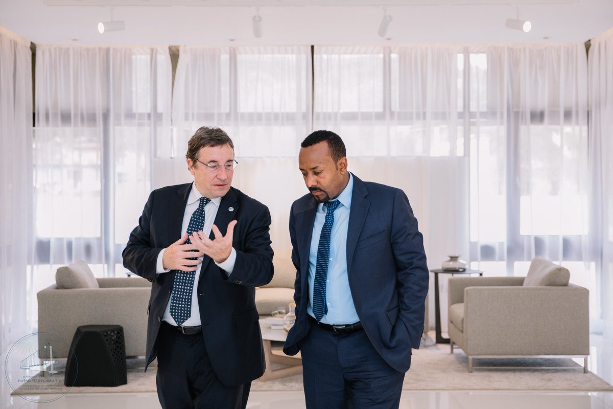 mohamed_baraf's tweet photo. @PMEthiopia ጠ/ሚር ዐቢይ አሕመድ የUNDP አስተዳዳሪ አቺም ስታይነርን ተቀብለው አነጋገሩ:: ጠ/ሚር ዐቢይ በውይይታቸው ወቅት UNDP ለኢትዮጵያ ለረጅም ጊዜ የቆየ ድጋፍ ሲያደርግ መቆየቱን እንደሚያደንቁ ተናግረዋል። https://t.co/qSnEEeBoST