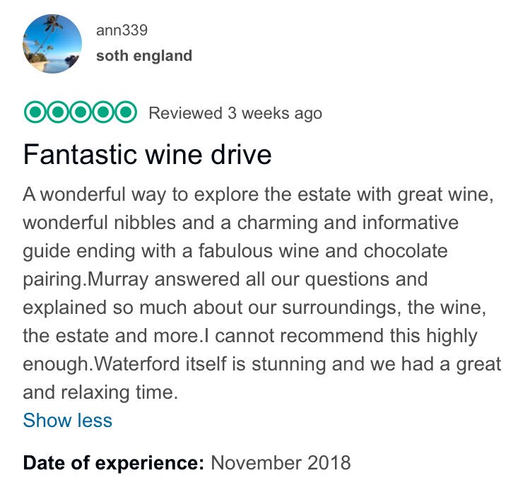 waterfordestate's tweet photo. 5 star @TripAdvisor review on our #WineDriveSafari ๐ทVisit our website to find out more about our most exclusive experience: https://t.co/UQO396c3Pv #VisitStellenbosch #WineDrive #Safari #SouthAfrica #WaterfordExperience https://t.co/xLvgHAHRY1