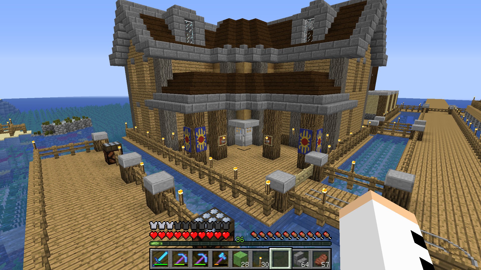 Twitter 上的 のがみマオ はじめ人間オクタゴン 今日も島の村 W 港エリアの冒険者ギルドもダークオークでリニューアルしました D 屋根に出窓 よくあるやつ も付けてオシャレな感じに W マインクラフト マイクラ 島の村 水上エリア 冒険者ギルド Twitter 上的 のがみマオ はじめ人間オクタゴン 今日も島の村 W 港エリアの冒険者ギルドもダークオークでリニューアルしました D 屋根に出窓 よくあるやつ も付けてオシャレな感じに W マインクラフト マイクラ 島の村 水上エリア 冒険者ギルド