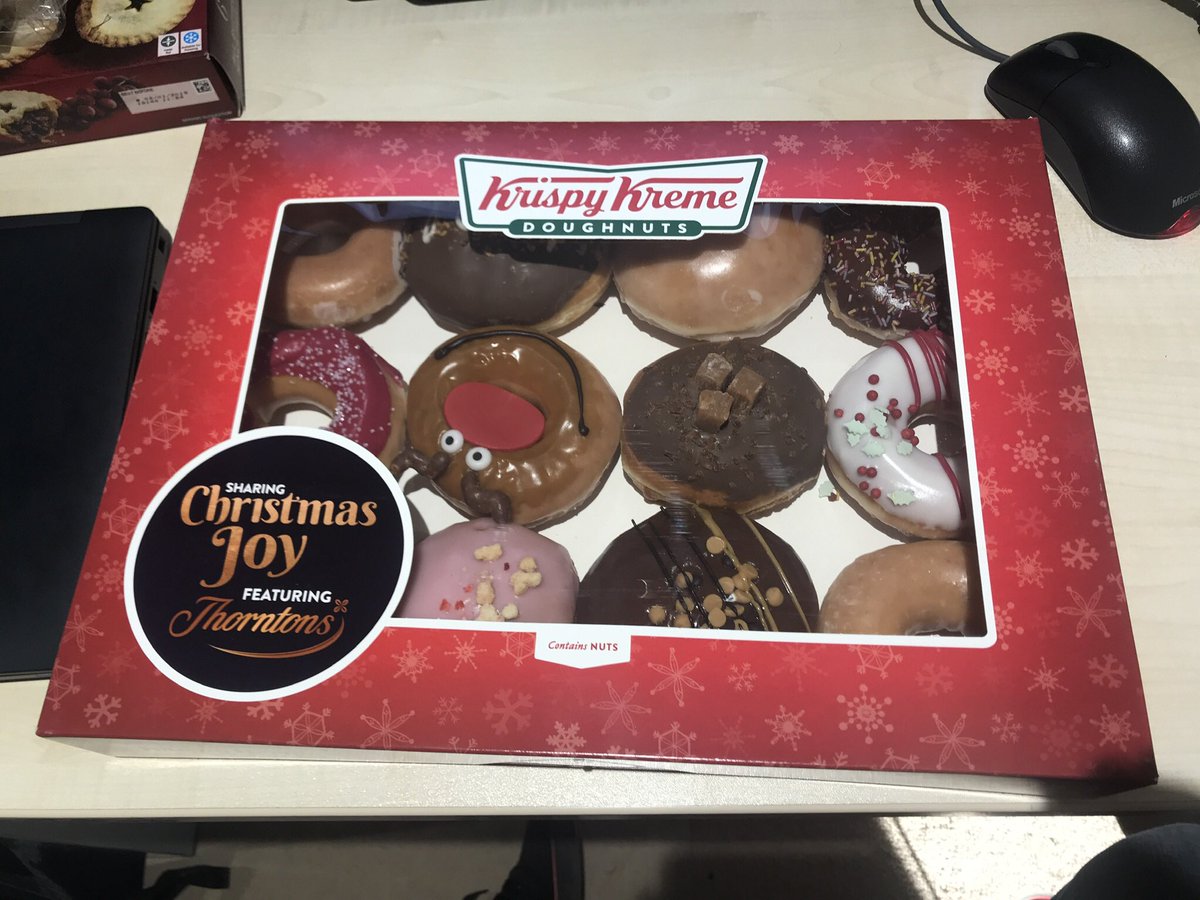 RyanBusinessAcc's tweet photo. @Cubic_MS @RSCHCharity The team only remembered to take a picture of the #Donuts 😂😂 #OneDonut https://t.co/Y2a9nIFm01