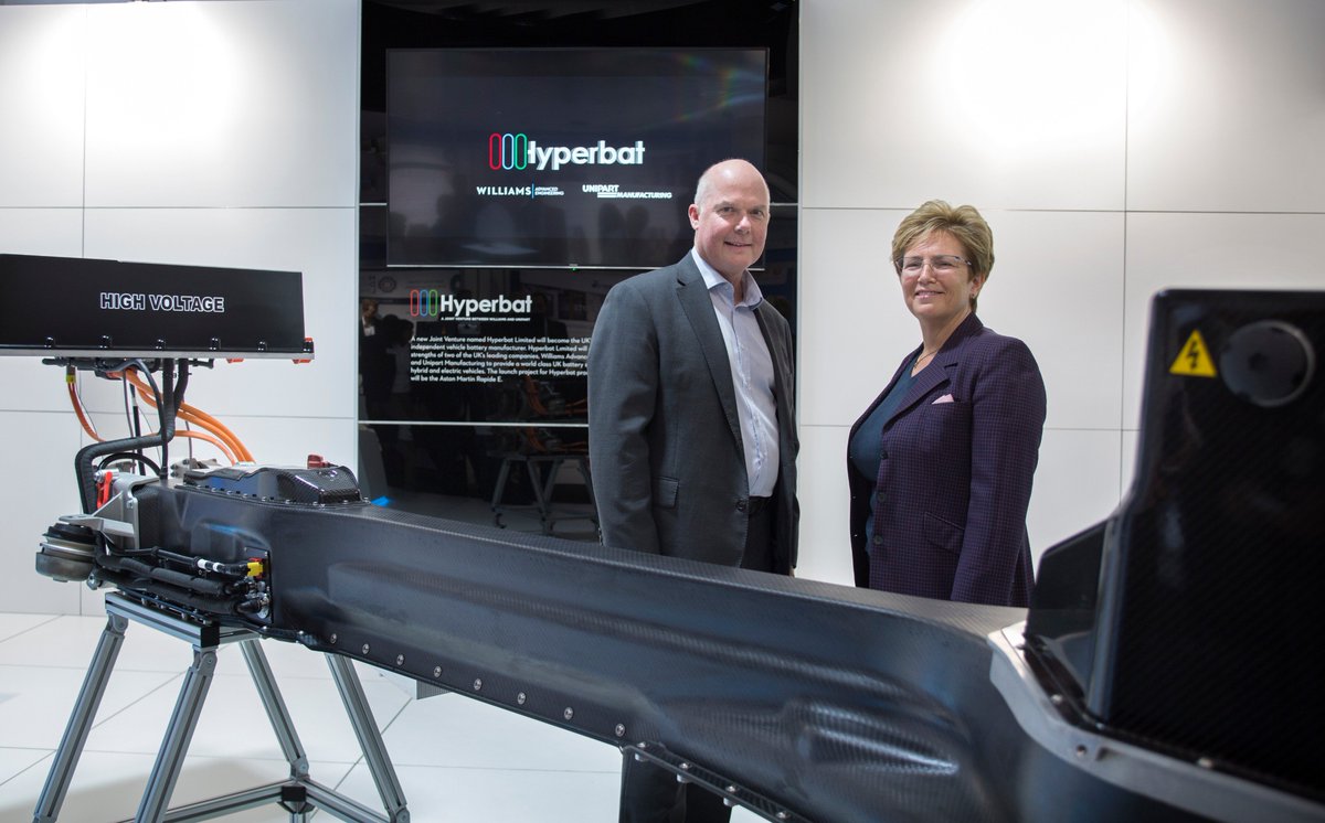 FortescueZERO's tweet photo. After #Hyperbat's launch, we exhibited at #lcv2018 to showcase the @astonmartin Rapide E battery & other Williams capabilities. We hosted @UnipartMfg & met show attendees, including @beisgovuk minister @Richard4Watford. Learn more at https://t.co/P0VQyETqbF #AdvantageEngineered https://t.co/5zM3Weqfk2