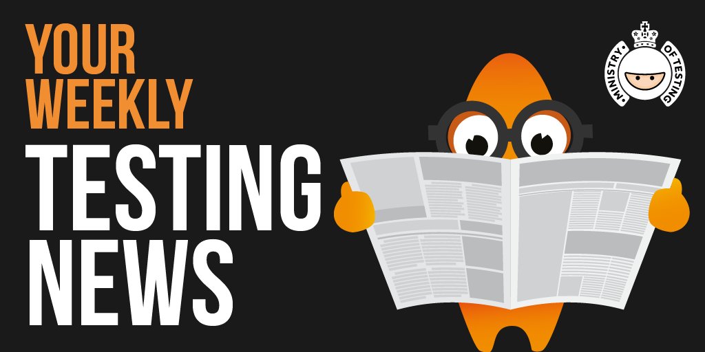 ministryoftest's tweet image. Our latest Weekly Newsletter is live! We&apos;ve share some posts from @lisihocke, @richrtesting and lots of others, find out what&apos;s new in the tech world buff.ly/2ExTKw4 #test #devops #tech #newsletter