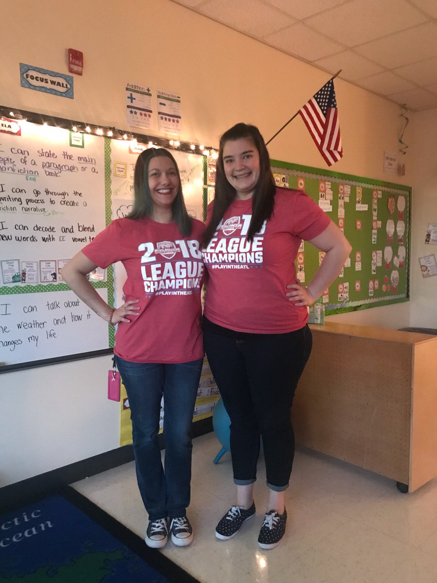 librarylifesja's tweet photo. When coworkers become friends that you win on and off the field with :) Love my school twin @Team_Akins! #firstgradefirstplace #second2none #foreverteammates https://t.co/Yik7FZobTb