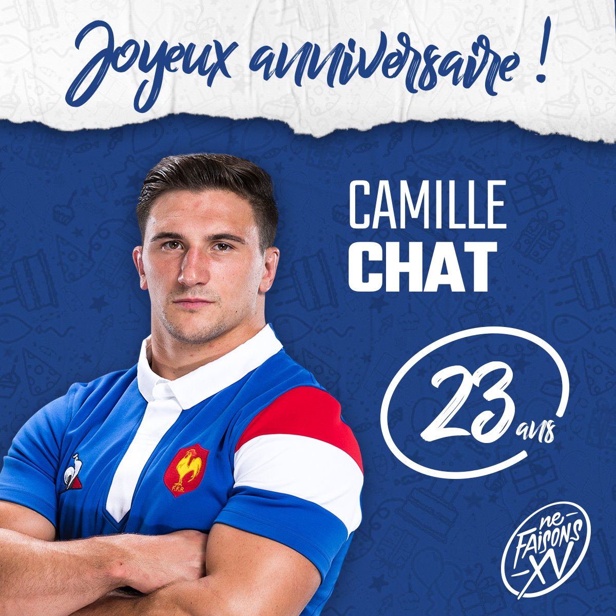 France Rugby Il Fete Ses 23 Ans Aujourd Hui Joyeux Anniversaire A Notre Talonneur Du Racing92 Chatbranger Nefaisonsxv Xvdefrance T Co Gpliipklkp France Rugby Il Fete Ses 23 Ans Aujourd Hui Joyeux Anniversaire A Notre Talonneur Du Racing92 Chatbranger Nefaisonsxv Xvdefrance T Co Gpliipklkp