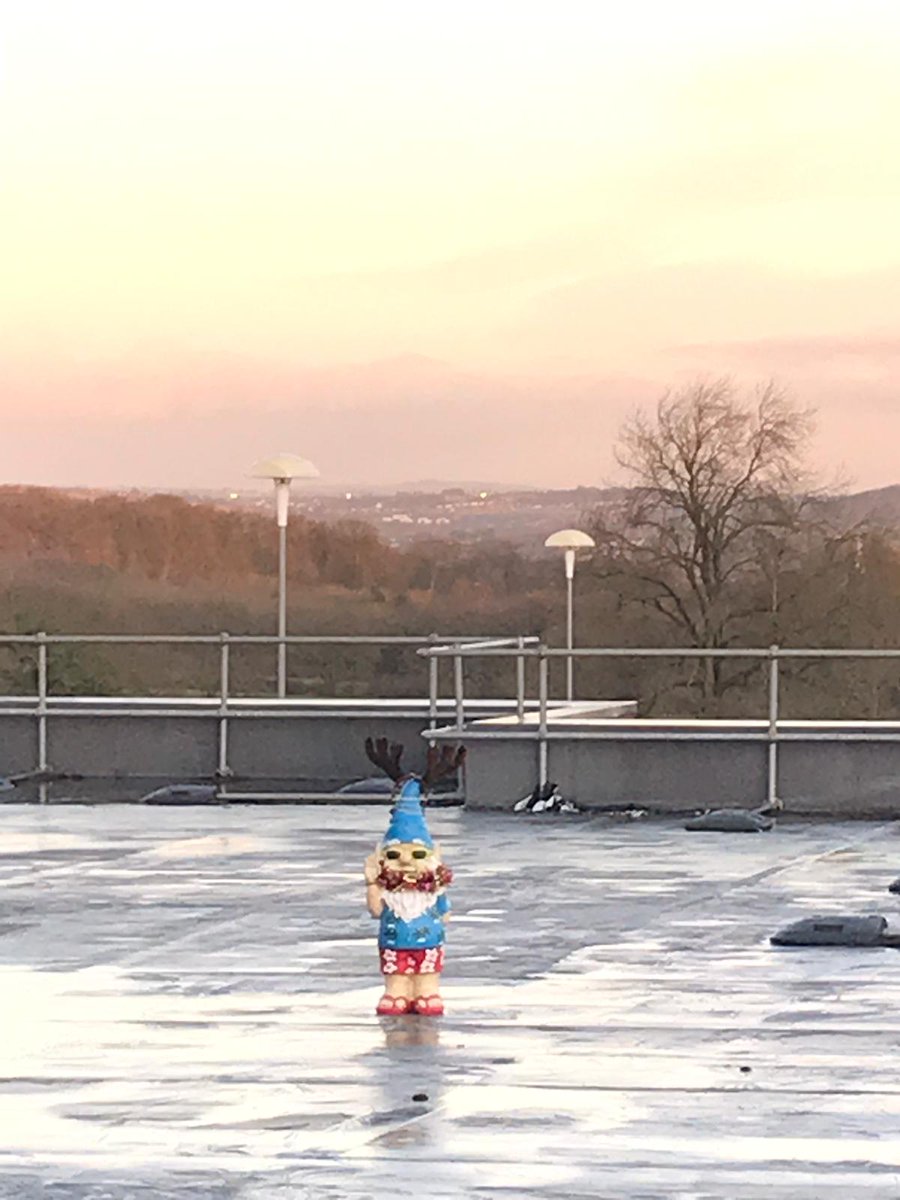 I have just noticed Norman the Gnome on the roof! Why is he there? Has anyone else seen him?#normanthegnome <a href="/royalhospital/">Chesterfield Royal Hospital NHS FT</a> <a href="/LiACRHospital/">LiAChesterfieldRoyal</a> <a href="/physioLJ/">Luke Jenkinson</a> <a href="/gratton_richard/">Richard Gratton</a>
@hayward <a href="/nigelstacey007/">Nigel Stacey</a> <a href="/SallyAnnWilson2/">Sally Ann Wilson</a>
