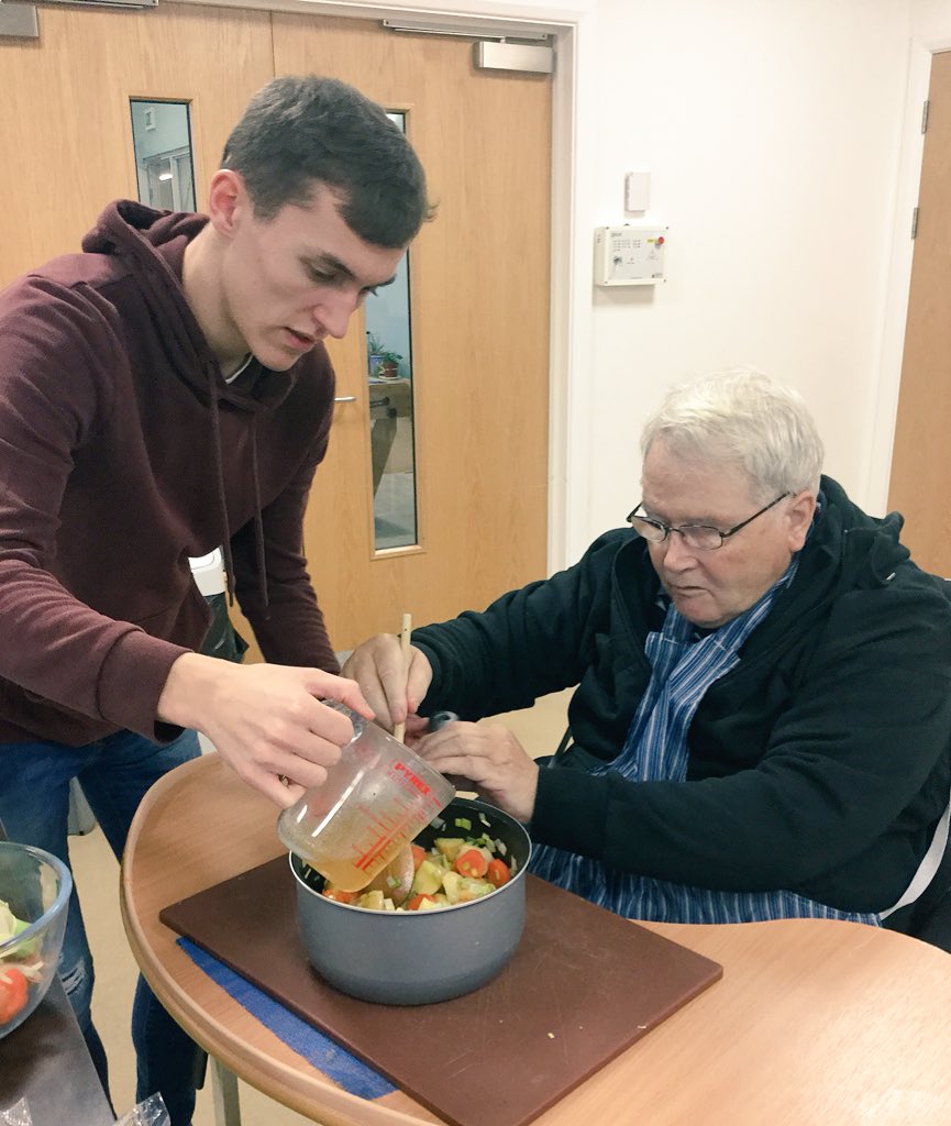 Dirrans_centre's tweet photo. Our #enterprise group made vegetable soup, chicken and rice soup and delicious cheese scones this morning. Well done all. #dirranskitchen #involved https://t.co/0Mk7lvVJpG
