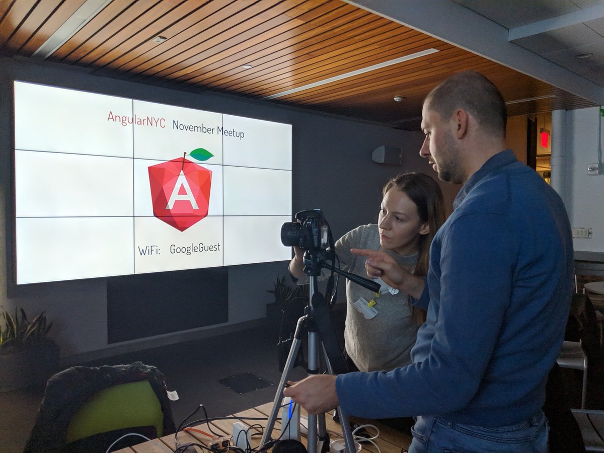 kirjs's tweet image. If you like Angular, you should follow @leanyanko! 

She recently started organizing #AngularNYC with me, has been doing an amazing job, and will be the one announcing all the cool things we&apos;re planning for 2019 :)