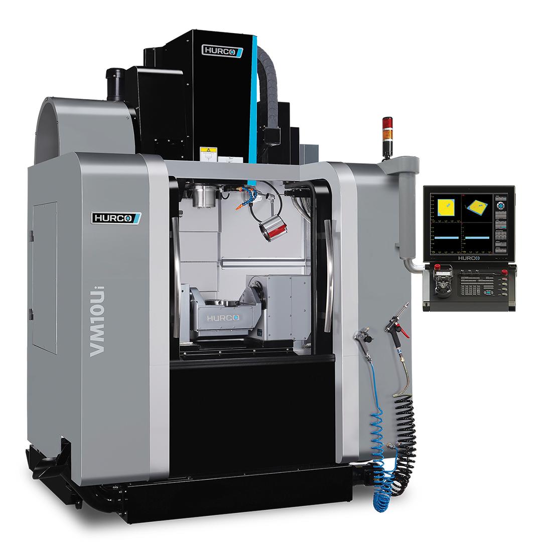 IPF_UK's tweet photo. Looks like Santa visited IPF early this year! A Hurco 5 axis machining centre with a 30 K RPM spindle for high speed machining. Capable of machining extremely complex parts from a solid, that would otherwise require injection moulding. #cncmachining #bigboytoys @BillBloomfield https://t.co/ws9RJfJuDf