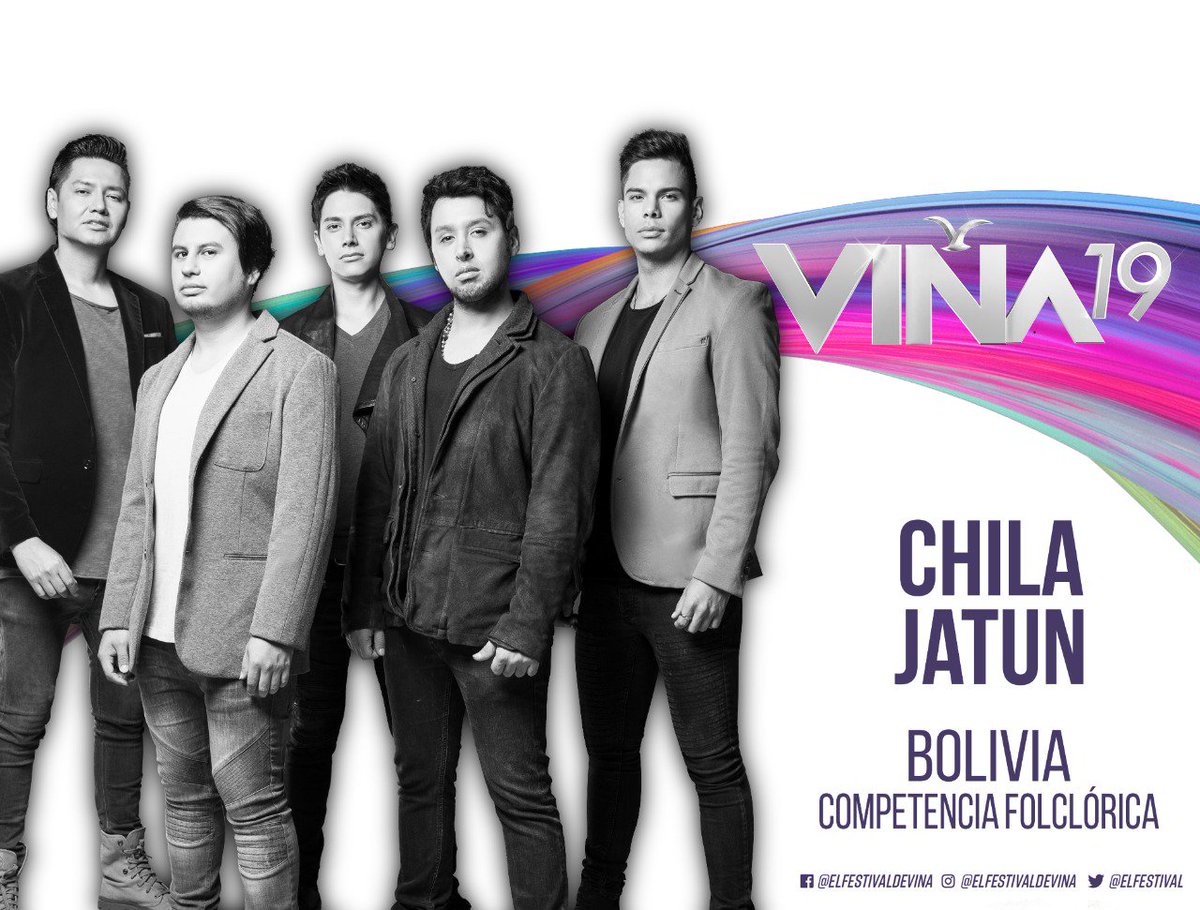 elfestival's tweet photo. En 2014 pelearon la Gaviota folclórica hasta el último segundo. Ahora vuelven por la revancha... El destacado grupo Chila Jatun será el representante de #Bolivia en #Viña2019... Éxito para ellos, y nos vemos en el Festival!!! https://t.co/yQ94GMkKhI