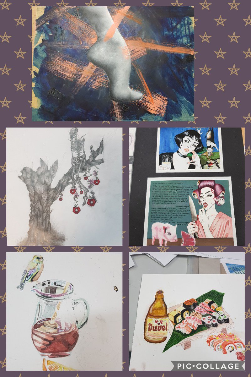 Maaphotography1's tweet photo. So proud of our year 11 artists. They worked so hard... nearly the holidays...
#Hardwork
#finalpieces https://t.co/e7eNOfOxx2