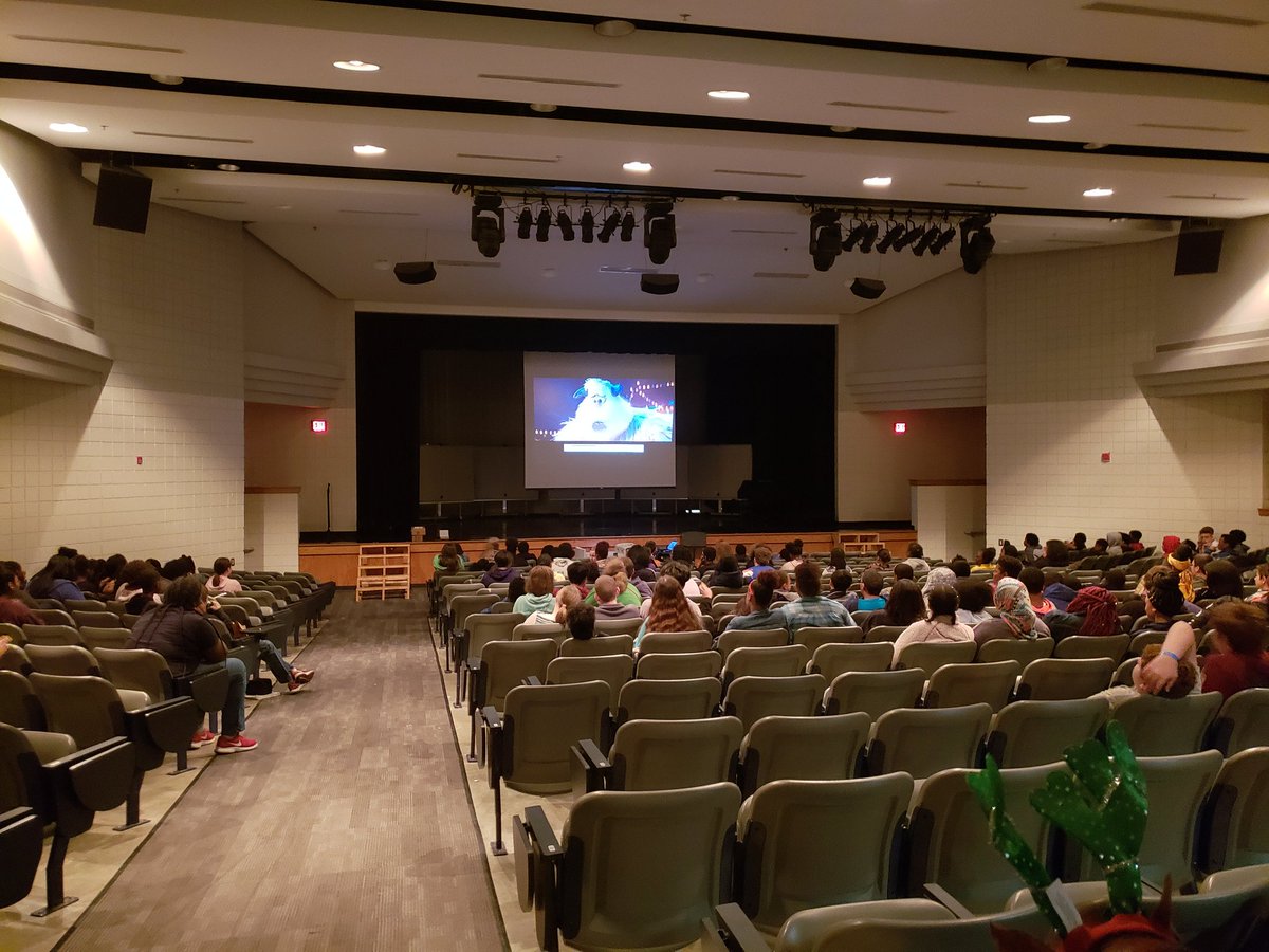 Some 8th graders spent their PBIS points on a quieter movie option! <a href="/genraydavis/">Gen Ray Davis Middle</a>