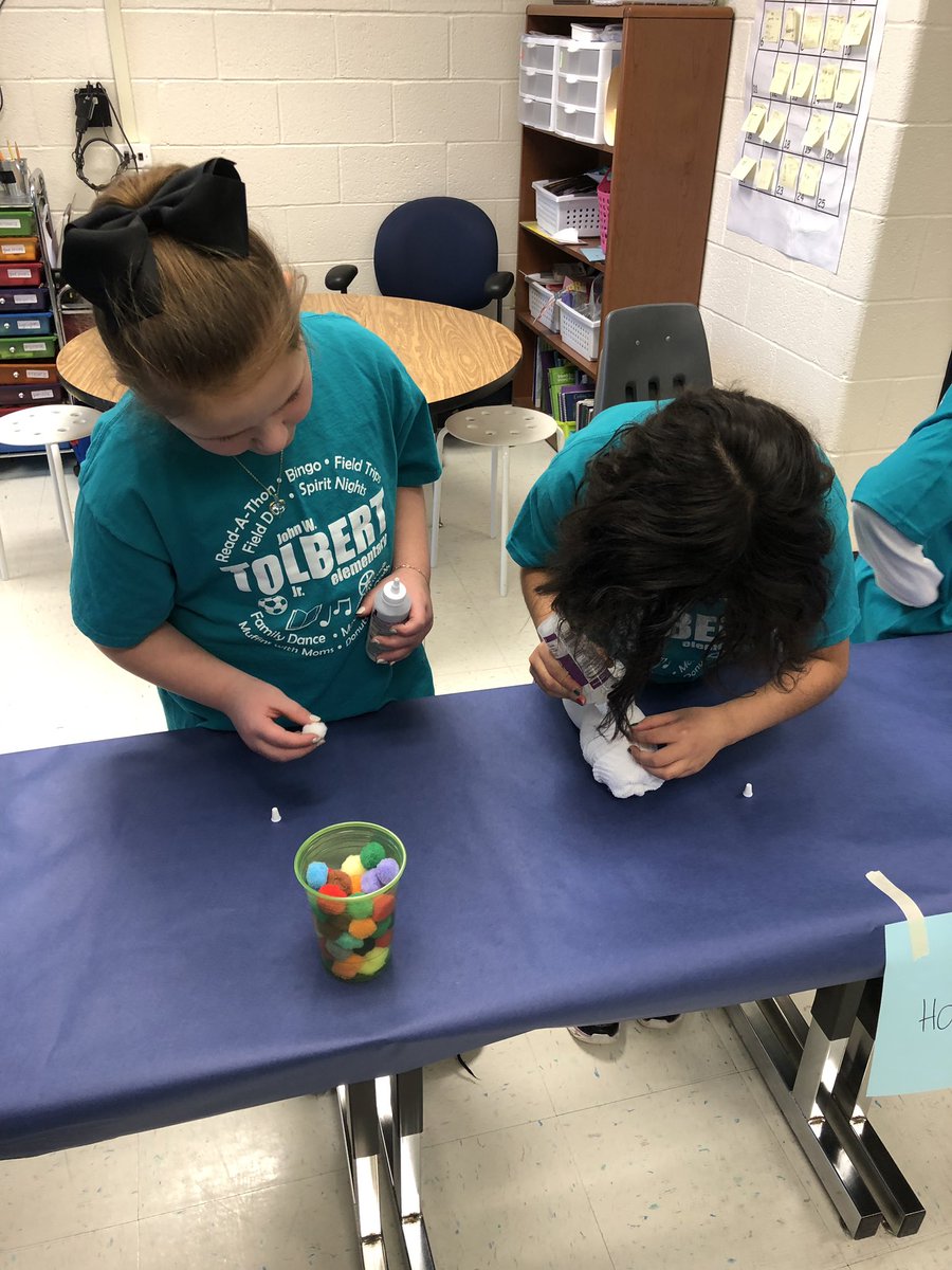 Students were able to meet their goal of making 55 snowmen by working together as a team! Can’t wait to see the faces of the residents at Sunrise Leesburg and Meadow Glen when we make our delivery this afternoon! <a href="/Tolbert_ES/">Tolbert Elementary</a>