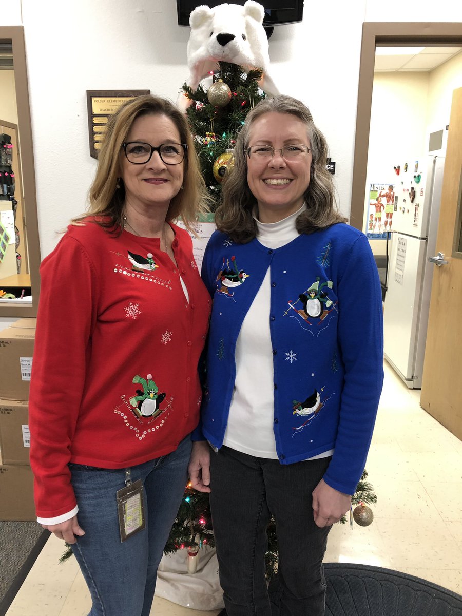 msprinceprek's tweet photo. Tacky twins with our holiday sweaters🎅🏻. #Polserproud https://t.co/CkM22iqsIu