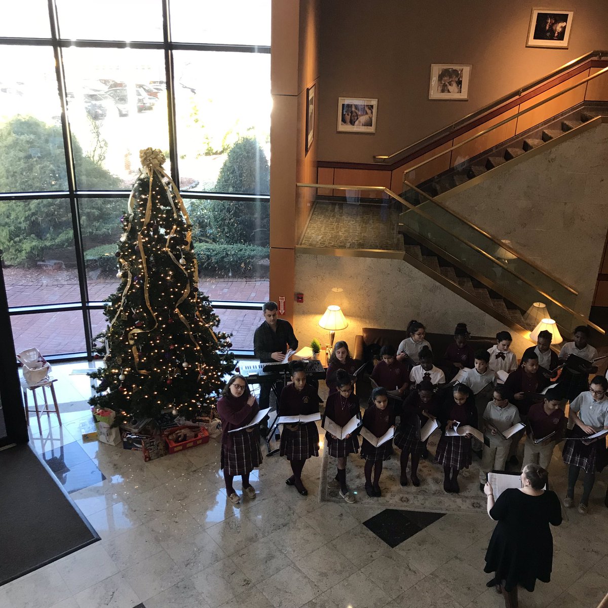 dramyryan's tweet photo. The @CSOboston and Pastoral Center welcomes the @TCA_Brockton choir. Celebrating the season with Christmas carols! https://t.co/iyf24sOiht