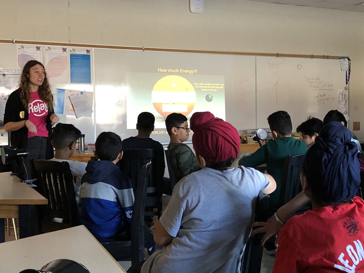 Mrs_JDickie's tweet photo. Learning about solar energy with Relay Education today. @Shaw_Hawks @RelayEducation https://t.co/Q8y7F61JyK
