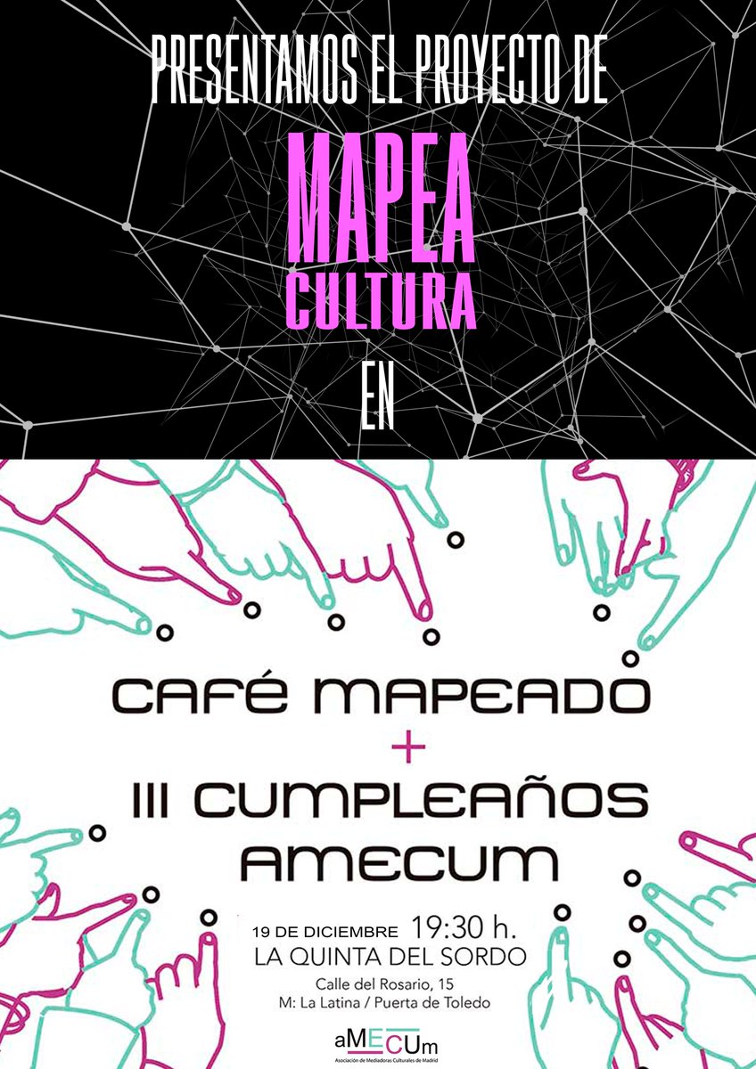laquintita's tweet photo. Mañana celebramos en @laquintita el #CAFÉMAPEADO dentro del aniversario de @AMECUM_ 
Reunión de parte del entramado cultural de Madrid,en el que se presentarán proyectos y agentes culturales inmersos en procesos de mapeado 
Retrasmitiremos en directo👇
https://t.co/bkDdctVrvw https://t.co/vxx2K0hEV5