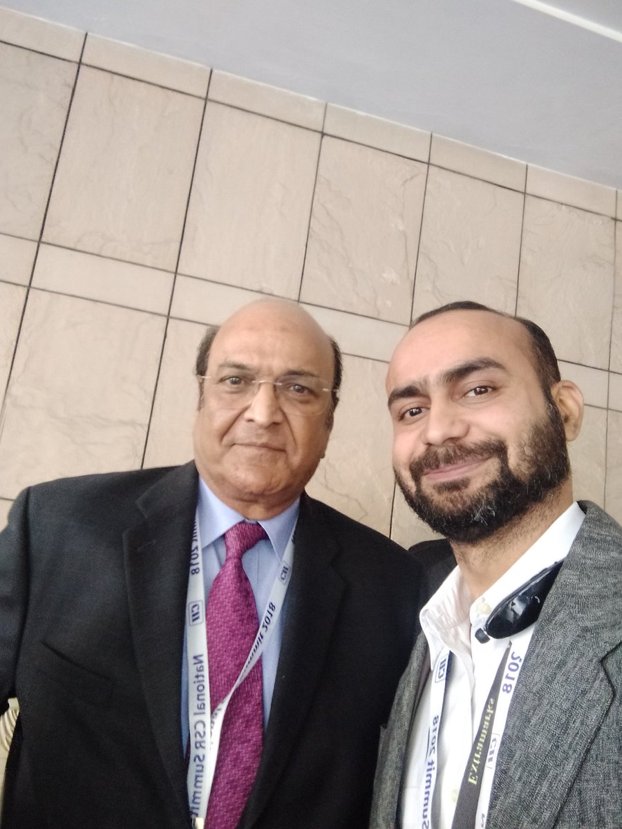 MarshallSharad's tweet photo. It was great meeting with Dr Raghupati Singhania Chairman & MD #JkTyre at #CIINationalCSRSummit2018.
@extramarksNPO @FollowCII @JKTyreCorporate @Extramarks #ProjectPEHAL https://t.co/Z3k2AhiQhY