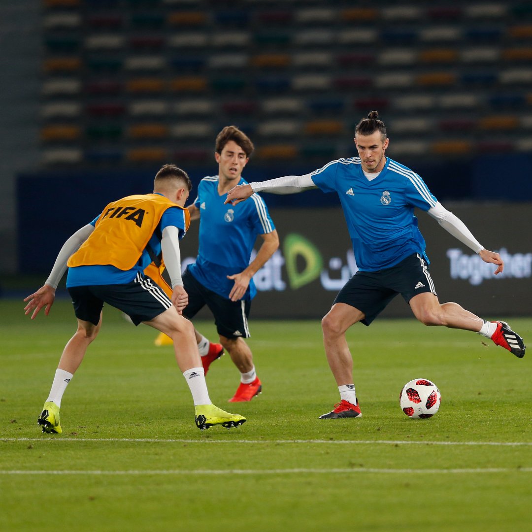 Bale, durante el entrenamiento.