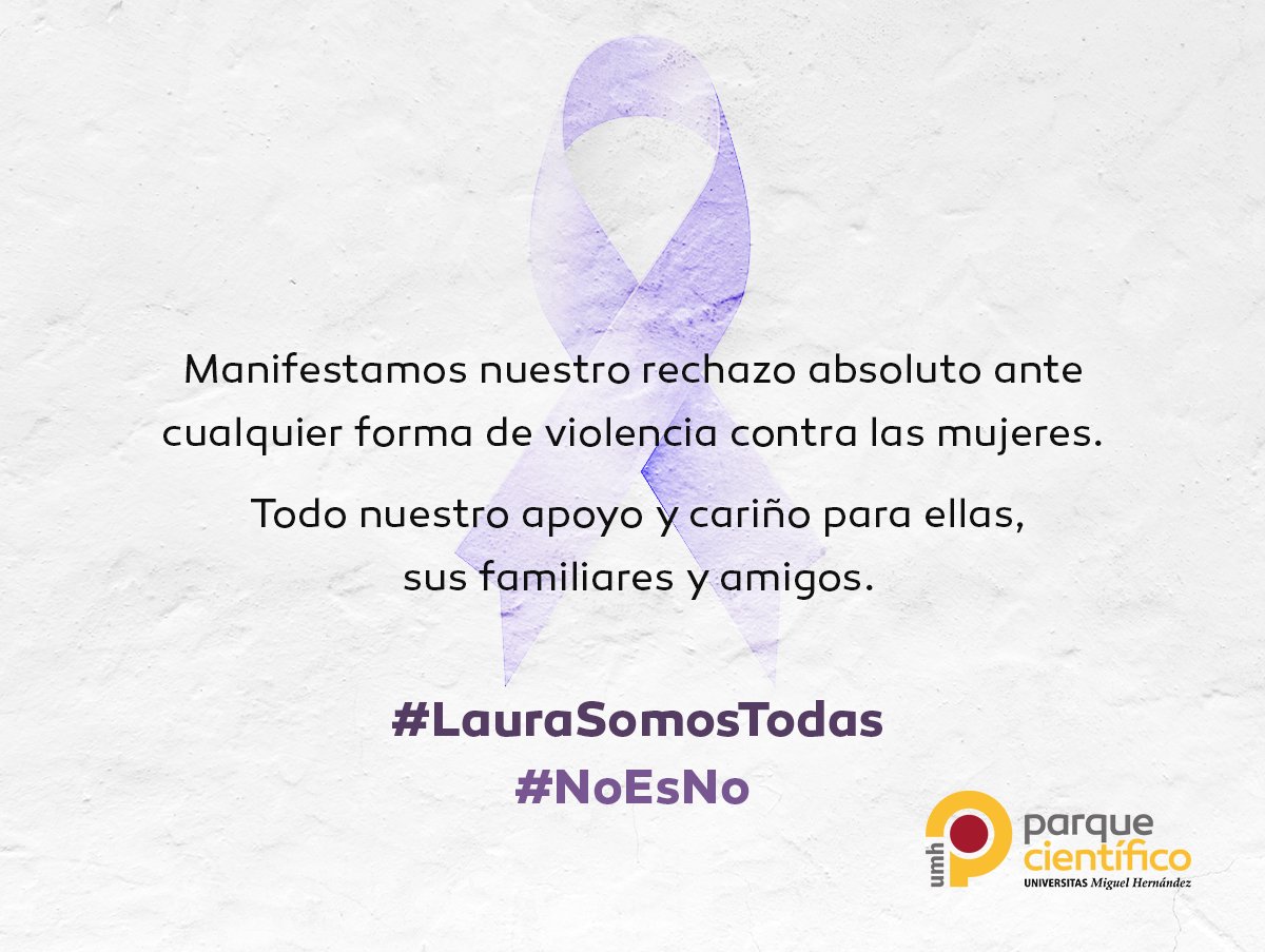 RECHAZO absoluto a cualquier forma de VIOLENCIA contra las mujeres.

No nos cansamos de decirlo. Eduquemos y erradiquemos esta lacra social que acosa, intimida y asesina. ♀️✊🏽

#NiUnaMás #LauraSomosTodas #NoEsNo