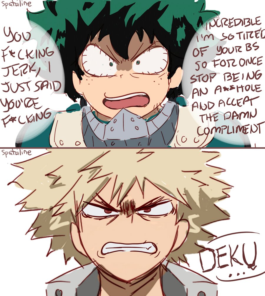 IT WORKED!! This is Deku learning the Kacchan language #MyHeroAcademia 